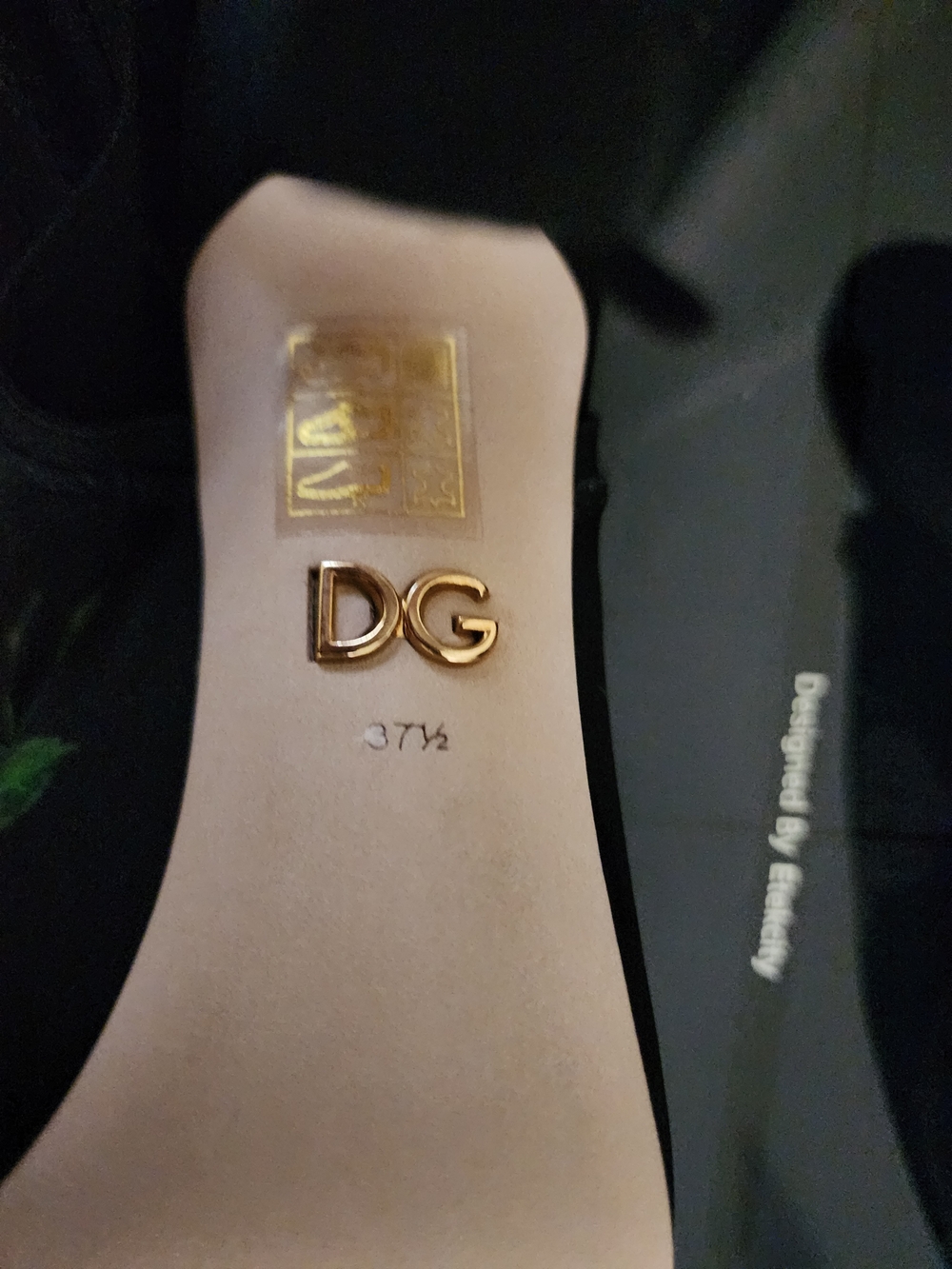 ‼️ON SALE‼️ New Dolce & Gabbana Black Slingback Pumps with Pink & Red Rose Print - Picture 12 of 13